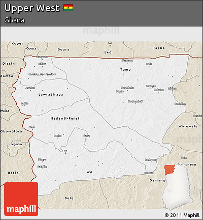 Classic Style 3D Map of Upper West