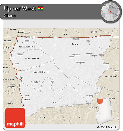 Classic Style 3D Map of Upper West