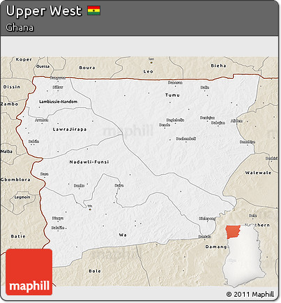 Classic Style 3D Map of Upper West