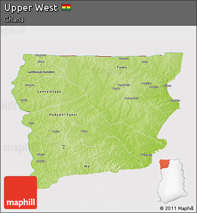 Physical 3D Map of Upper West, cropped outside