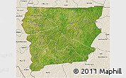 Satellite 3D Map of Upper West, shaded relief outside