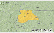 Savanna Style 3D Map of Lambussie-Nandom