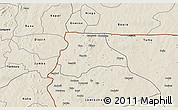 Shaded Relief 3D Map of Lambussie-Nandom