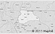 Silver Style 3D Map of Lambussie-Nandom