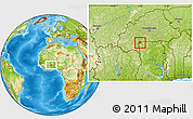 Physical Location Map of Lambussie-Nandom
