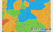 Political Map of Lambussie-Nandom