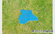 Political Map of Lambussie-Nandom, satellite outside