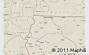 Shaded Relief Map of Lambussie-Nandom
