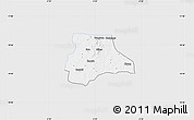 Silver Style Map of Lambussie-Nandom, single color outside