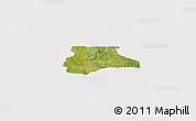 Satellite Panoramic Map of Lambussie-Nandom, cropped outside