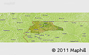 Satellite Panoramic Map of Lambussie-Nandom, physical outside