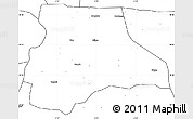 Blank Simple Map of Lambussie-Nandom