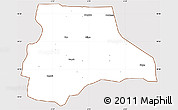 Classic Style Simple Map of Lambussie-Nandom, cropped outside