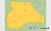 Savanna Style Simple Map of Lambussie-Nandom