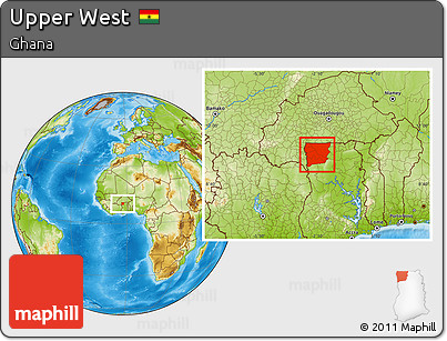 Physical Location Map of Upper West