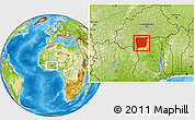 Physical Location Map of Upper West