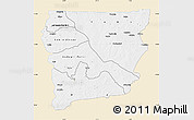 Classic Style Map of Upper West, single color outside