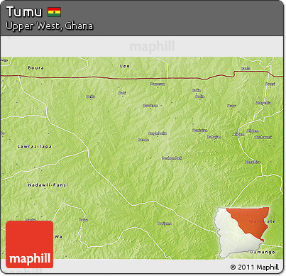Physical 3D Map of Tumu