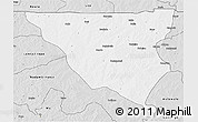 Silver Style 3D Map of Tumu
