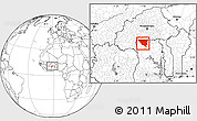 Blank Location Map of Tumu