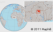 Gray Location Map of Tumu