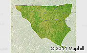 Satellite Map of Tumu, lighten