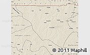 Shaded Relief Map of Tumu
