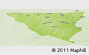 Physical Panoramic Map of Tumu, lighten