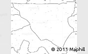 Blank Simple Map of Tumu, no labels