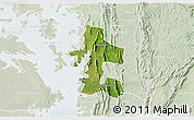 Satellite 3D Map of Akan Bowire, lighten