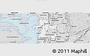 Silver Style Panoramic Map of Akan Bowire