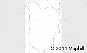 Blank Simple Map of Akan Wawa, no labels
