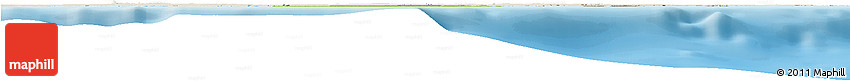 Physical Horizon Map of Anlo, shaded relief outside