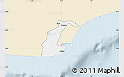 Classic Style Map of Anlo, single color outside