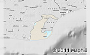 Shaded Relief Map of Anlo, desaturated