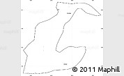 Blank Simple Map of Anlo, cropped outside