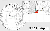 Blank Location Map of Avenor, highlighted country, highlighted parent region