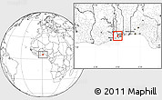 Blank Location Map of Avenor
