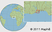 Savanna Style Location Map of Avenor