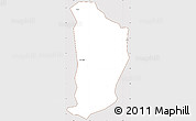 Classic Style Simple Map of Avenor, cropped outside