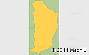Savanna Style Simple Map of Avenor, cropped outside
