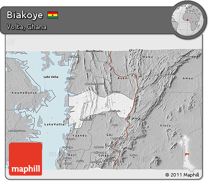 Gray 3D Map of Biakoye