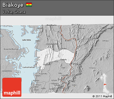 Gray 3D Map of Biakoye