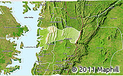 Physical 3D Map of Biakoye, satellite outside