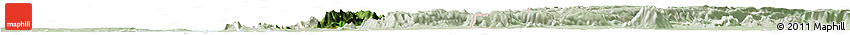 Satellite Horizon Map of Biakoye, lighten