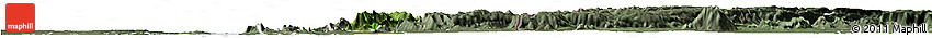 Satellite Horizon Map of Biakoye, semi-desaturated