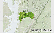 Satellite Map of Biakoye, lighten