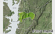 Satellite Map of Biakoye, semi-desaturated