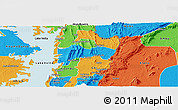 Political Panoramic Map of Biakoye