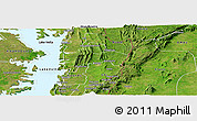 Satellite Panoramic Map of Biakoye